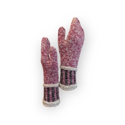 superwarme Fäustlinge / Handschuhe Gr. M/L rot