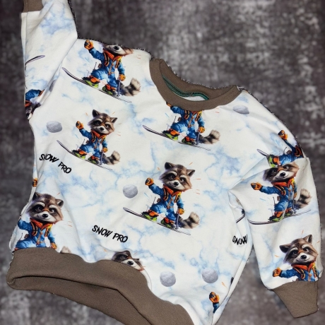 Sweater Pulli Pullover Oberteil Langarmshirt Oversized Baby Bio