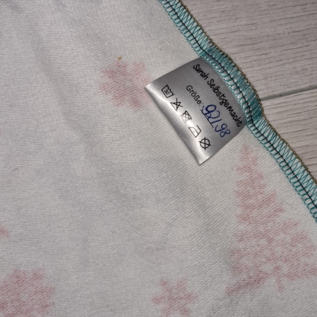 Pumphose Lange Hose Kind Kleinkind Jogger Batik Blau 92 98