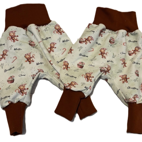Pumphose Lange Hose Baby Babyhose Winter Lebkuchen 62 68 BIO