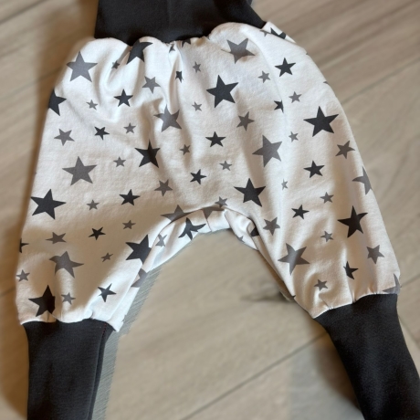 Pumphose Lange Hose Babyhose Mitwachshose 74 80 Winter Sterne