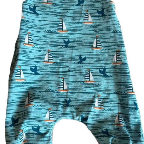 Strampler Einteiler Romper Jumpsuit Latzhose Baby Schiff Wal 68