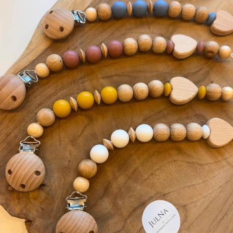 Schnullerkette personalisiert | Schnullerkette mit Name