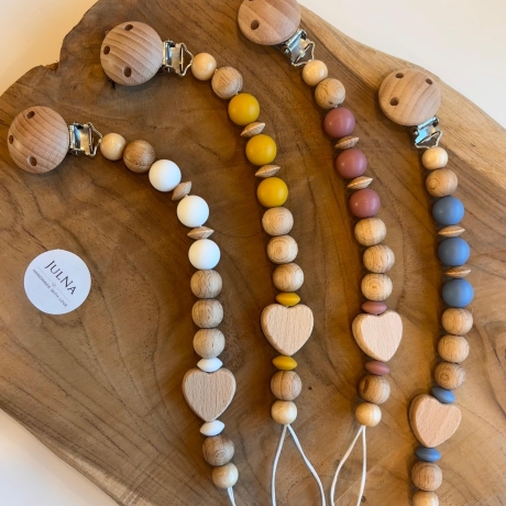 Schnullerkette personalisiert | Schnullerkette mit Name