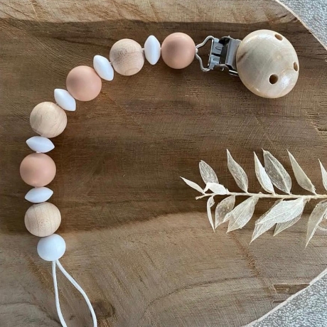 Schnullerkette personalisiert | Schnullerkette mit Name