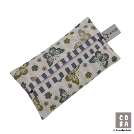 Tatüta Taschentüchertasche Schmetterling aus Baumwolle