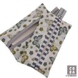 Tatüta Taschentüchertasche Schmetterling aus Baumwolle