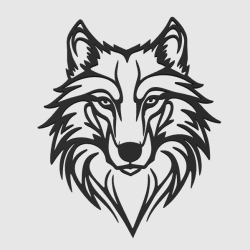 Der Wolf „Nero“ – beeindruckendes Wandbild für dein Zuhause