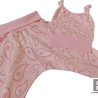 Geschenk zur Geburt Babyset Paisly rosa  Hose & Mütze 62/68
