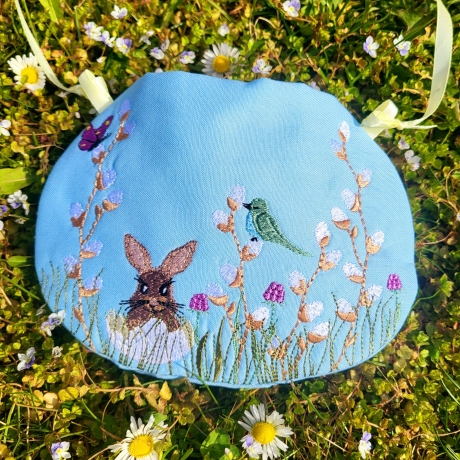 Bestickte Tasche - Unikat - Handmade