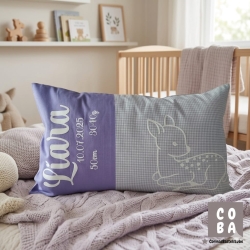 Kissen Namen Bambi Geburtsgeschenk Taufgeschenk