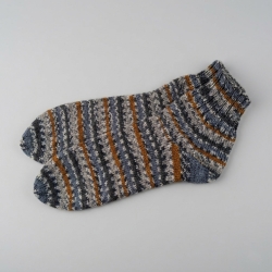 Sneakersocken Gr. 46 handgestrickt Stricksocken Wollsocken