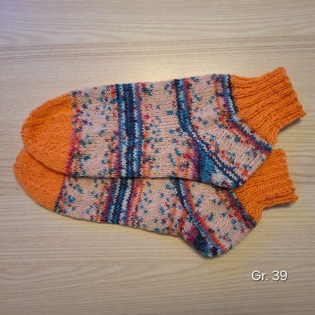 Sneakersocken Wollsocken Größe 39 – 75% Schurwolle, 25% Polyamid