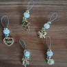 Handgemachte Maschenmarkierer Gold mit Motiven