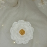 Camellia-Dose mit goldener Blütenmitte