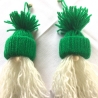 Weihnachtswichtel Gnome 2er Set in grün-hellbeige von Hobbyhaus