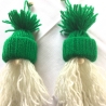 Weihnachtswichtel Gnome 2er Set in grün-hellbeige von Hobbyhaus