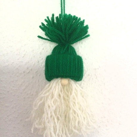 Weihnachtswichtel Gnome 2er Set in grün-hellbeige von Hobbyhaus