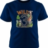 Kinder Kurzarm T-Shirt bedruckt mit WILD 3