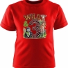 Kinder Kurzarm T-Shirt bedruckt mit WILD 3