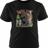 Kinder Kurzarm T-Shirt bedruckt mit WILD 3