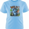 Kinder Kurzarm T-Shirt bedruckt mit WILD 3