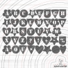Wimpel ABC Plotterdatei SVG DXF 