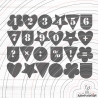 Wimpel Zahlen Plotterdatei SVG DXF 