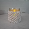 Makramee Windlicht 6 (Windlichter)