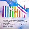 Windspiel basteln Kinder-Bastelset, 3x Glitzer-Regenbogen Mobile
