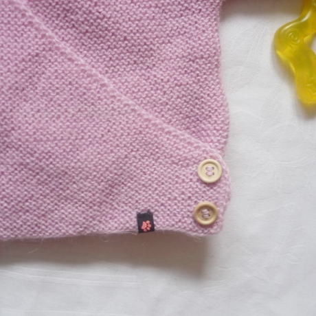 Wickeljacke Baby Rosa in Größe 62/68