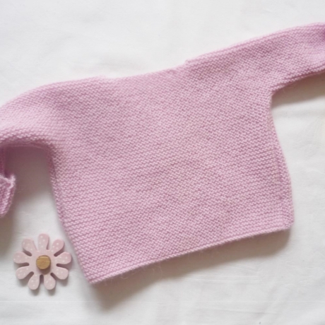Wickeljacke Baby Rosa in Größe 62/68