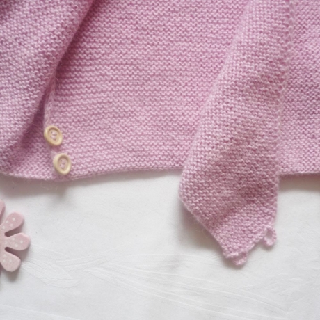 Wickeljacke Baby Rosa in Größe 62/68