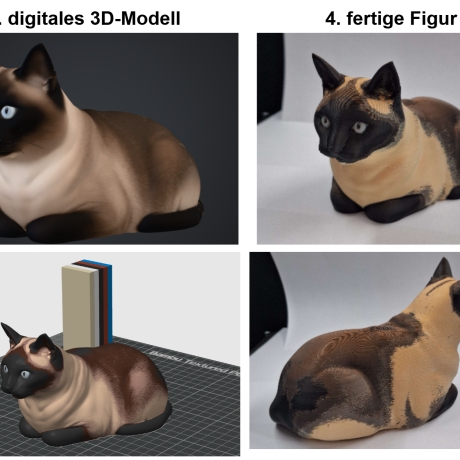 Haustier als Figur - personalisierter 3D-Druck