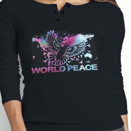 World Peace Plotterdatei SVG DXF FCM