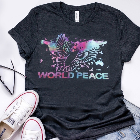 World Peace Plotterdatei SVG DXF FCM