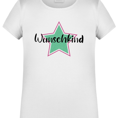 Bio Mädchen Shirt Wunschkind