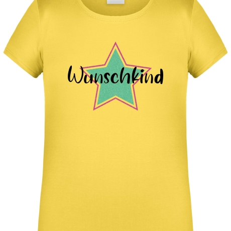 Bio Mädchen Shirt Wunschkind