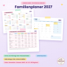 Familienplaner Bundle 2027: 5 Planer zum Ausdrucken, PDF