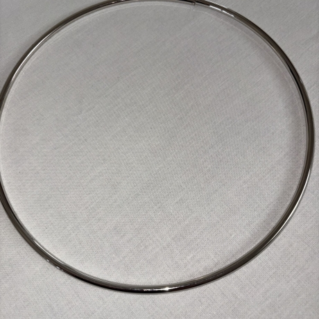 XXL Taschenring 21 cm Durchmesser silber - Griff - Metallring