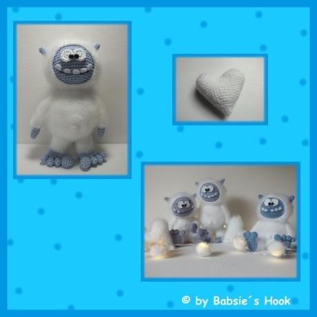 Häkelanleitung ♡ Große Yeti-Liebe♡ 