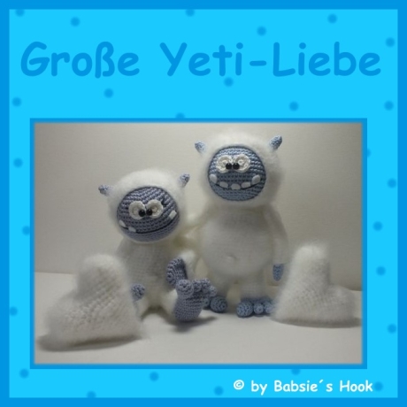 Häkelanleitung ♡ Große Yeti-Liebe♡ 