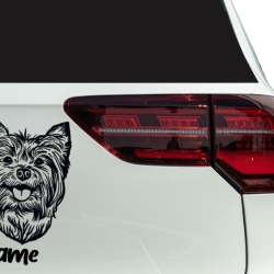 Aufkleber Hund Yorkshire Terrier