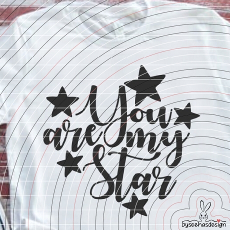 You are my Star Plotterdatei SVG DXF
