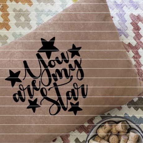 You are my Star Plotterdatei SVG DXF