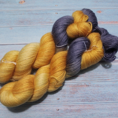Handgefärbtes Single-Garn Merino-Mohair 21/12
