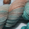 Handgefärbte Glitzer(socken)wolle Stardust 24/12 - 100+20 g - 