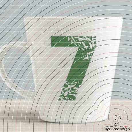 Zahlen 0-9 Plotterdatei SVG DXF 