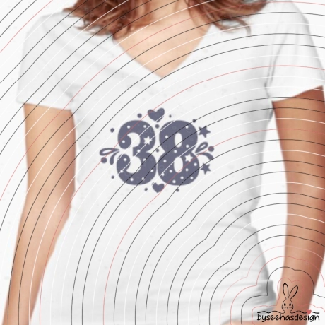 Zahlen 20-40 Plotterdatei SVG