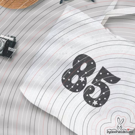 Zahlen 80-100 Plotterdatei SVG